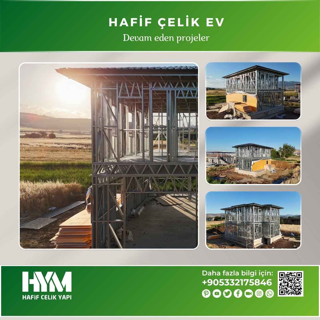 Hym Hafif Çelik ile İki Katlı Projemiz Devam Ediyor!